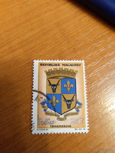1963 Мадагаскар герб (1-1)