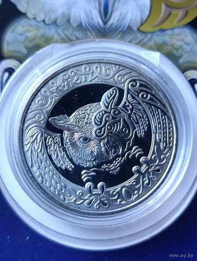 Казахстан. 100 тенге 2019 года. Филин.