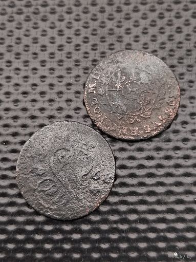 Польша 1 грош 1768 г. Отметка монетного двора: "G".