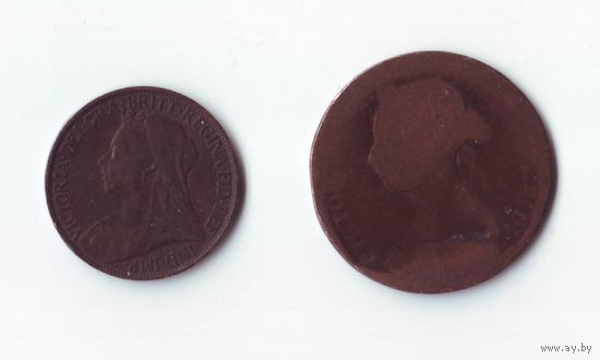 1 фартинг 1896, Великобритания.