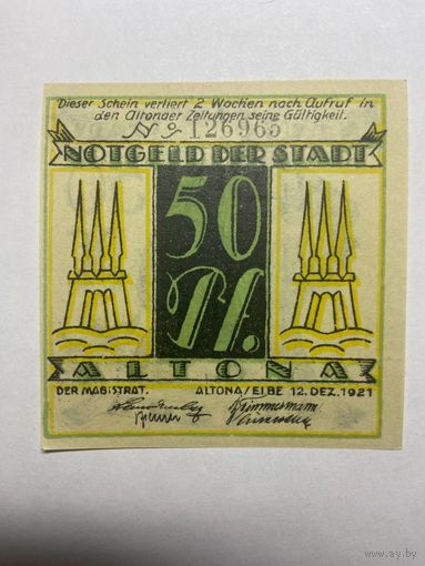 50 пфенингов (нотгельды) г. Германия.-1012