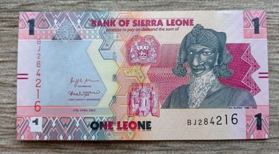 Werty71 Сьерра Леоне 1 леоне 2022 UNC Банкнота