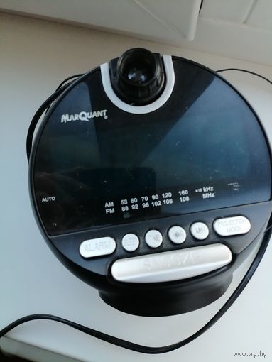 Радио часы с проектором.Швеция.