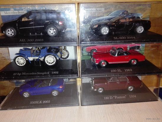 Модели Mercedes Benz Collection1/43.