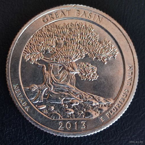 США квотер 25 центов 2013 парк Грейт-Бейсин S