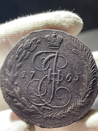 5 копеек 1765 ЕМ без МЦ.Кладовая.Состояние!