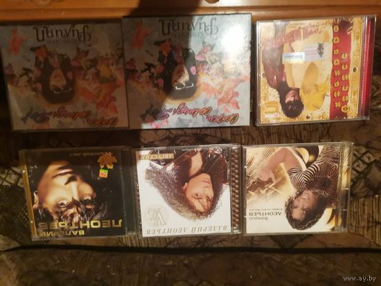 6 pcs audio CDs Albums киркоров леонтьев