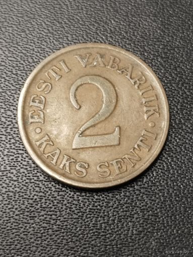 2 сента 1934 года. Хорошее состояние! С 1 рубля