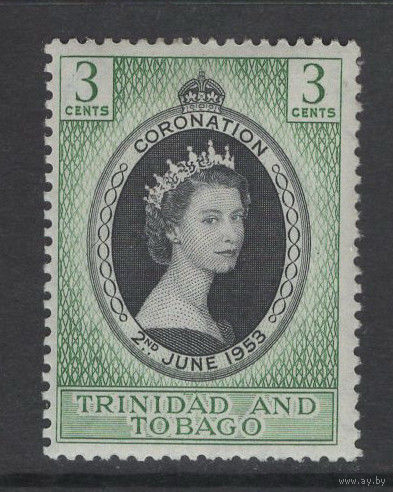 1953 Тринидад и Тобаго* Коронация Королева Елизавета II