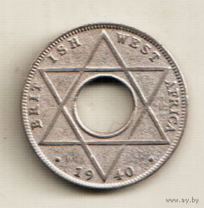 Британская Западная Африка 1/10 пенни 1940