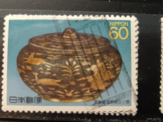 Япония, 1989. Серебряная позолоченная чаша