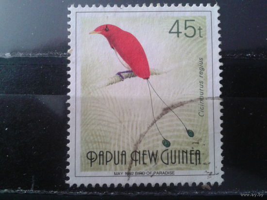 Папуа Новая Гвинея, 1992. Царская райская птица