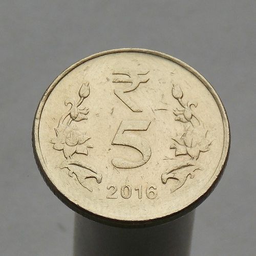 Индия 5 рупий 2016