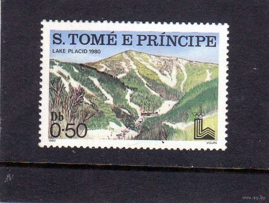 Сан-Томе и Принсипе. Олимпийские игры. Лейк-Плесид. 1980.
