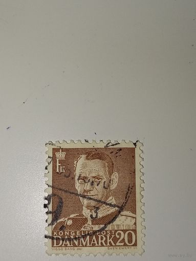 Дания Марка 1952 год Король Фредерик IX