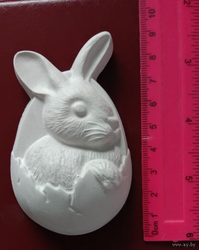 Заготовка для пасхального сувенира с магнитом "Пасхальный кролик"