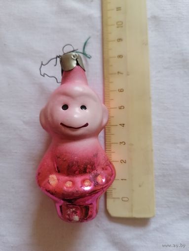 Ёлочная игрушка ОБЕЗЬЯНКА СССР 0091