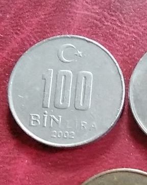 100 лир 2002 год Турция