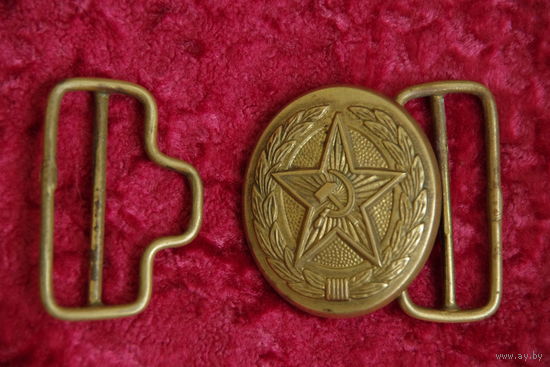 Пряжка от парадного ремня   ( комплект )