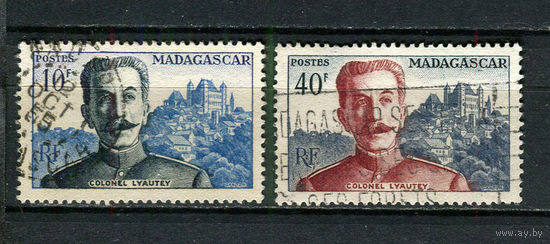 Французские колонии - Мадагаскар - 1954 - Маршал Лиоте - [Mi. 429-430] - полная серия - 2 марки. Гашеные.  (Лот 78Fw)-T25P35