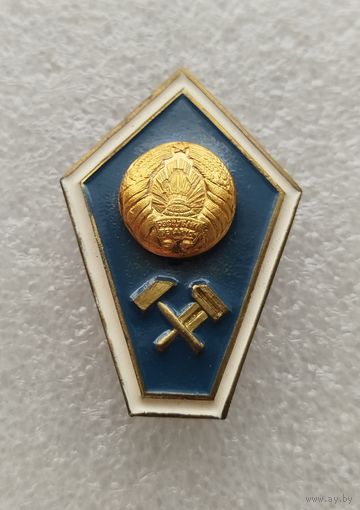 Знак об окончании техникума Беларусь. Ромб. Поплавок. #-II-08/9