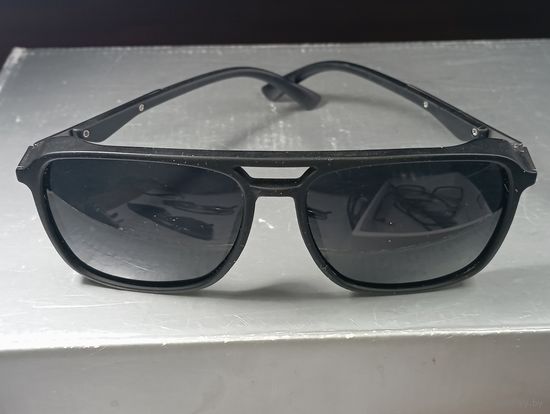 Очки в стиле Авиатор с боковыми шторками , Greywolf ,  мужские поляризационные очки .Предсезонная распродажа Винтажных солнцезащитных очков с рубля !