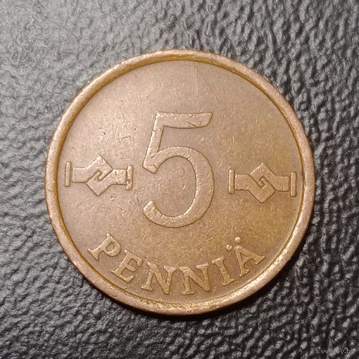 Финляндия 5 пенни 1965