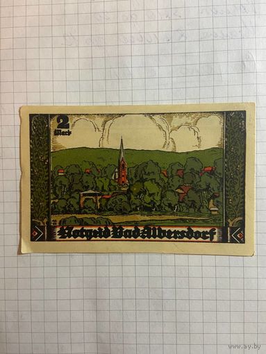 2 марки (нотгельды) г. Германия.