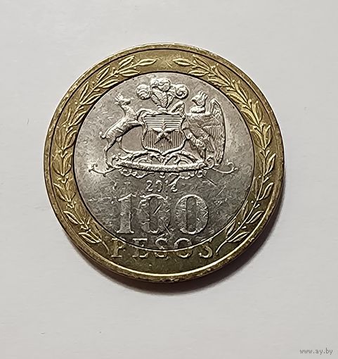 Чили 100 песо, 2012