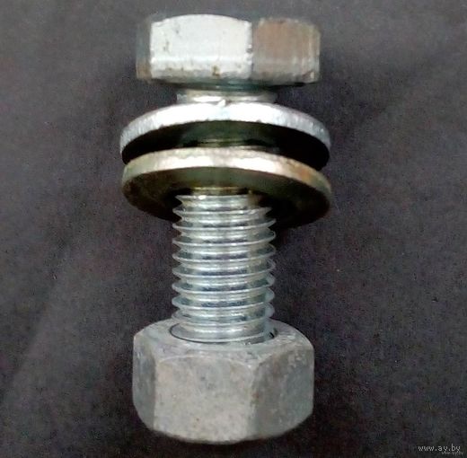 Болт с шайбами и гайкой - М12х40-1ед.