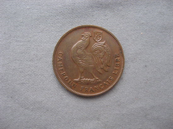 Мадагаскар 1 франк 1943 год Заморская территория Франции (1943-1958)