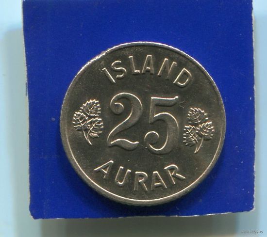 Исландия 25 эйре 1967