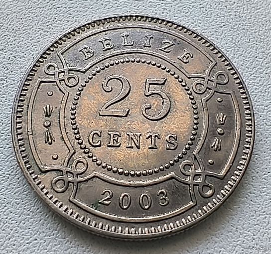 Белиз 25 центов, 2003  5-3-23
