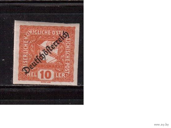Австрия-1919,(Мих.250) *, Германия, Стандарт, Надп.