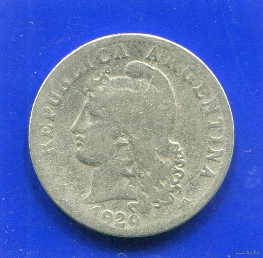 Аргентина 20 сентаво 1929