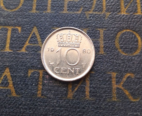 10 центов 1980 Нидерланды #03