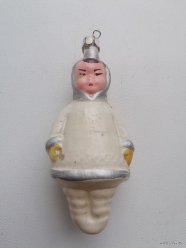 Елочная игрушка СССР - Эскимоска