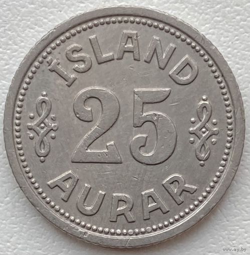Исландия 25 эйре 1940 г.