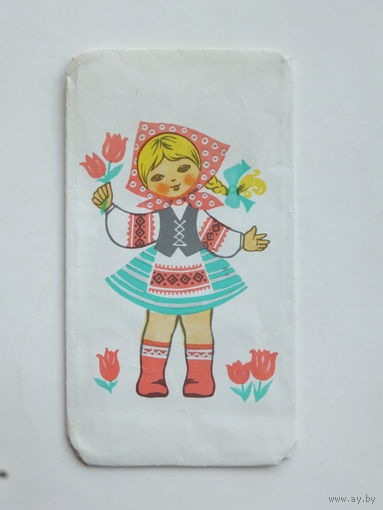 Обертка шоколад Аленка Спартак ГОСТ 1969