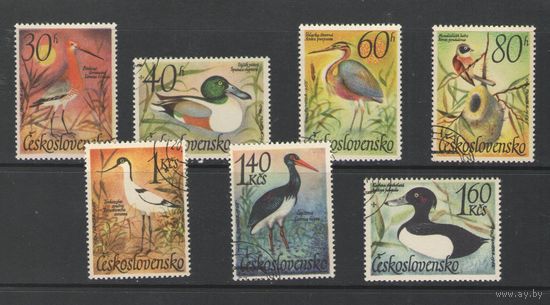 Марки Чехословакии. Птицы. 1967г.