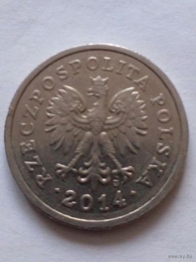 Польша 1 злотый 2014 г.