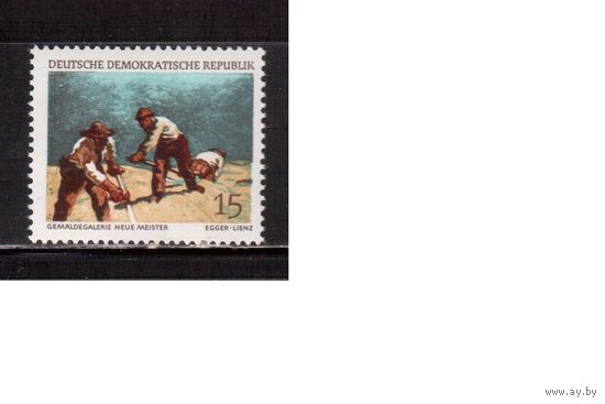 ГДР-1968,(Мих.1324)  **  , Искусство, Живопись