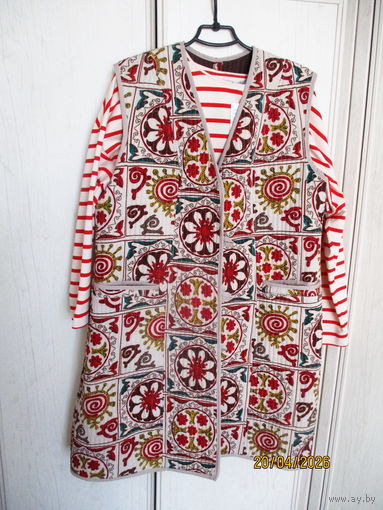 Удлиненный жилет. Лонгслив. Р.54-56