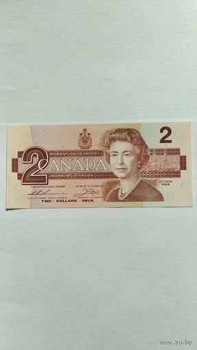 Канада 2 доллара 1986г.
