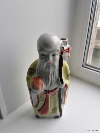 Штоф Старец, фарфор, Китай?