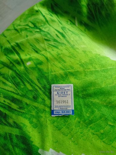 Талон на проезд ( Борисов, серия БХ-003) 2023 год