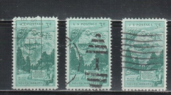 США-1952, (Мих.630), гаш. , Мемориал, Приезиденты (одиночка),цена за 1 м на выбор