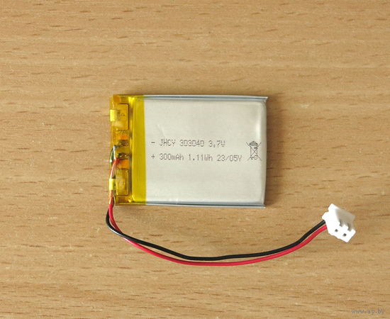 Аккумулятор Li-ion 300 mAh