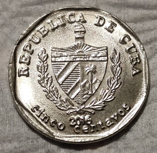 Куба 5 сентаво, 2016 (14-11-55)