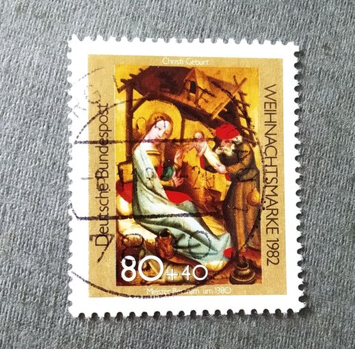 Марка Германия 1982 год Рождество